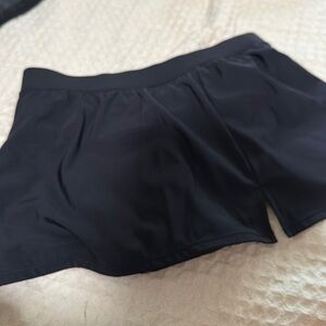 Aqua green swimwear, small, swim skirt, bottoms, new with tags black
